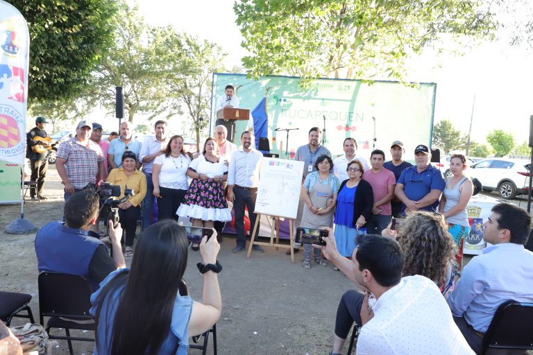 Vecinos de Rucapequén comprometidos con el programa Quiero mi Barrio
