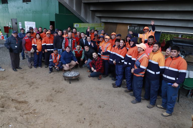 Día del Trabajador Equipo de mantención áreas verdes de la comuna