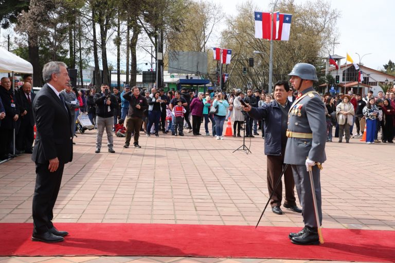 Chillán Viejo celebra por segundo año consecutivo la tradicional Parada Militar en la Explanada del Parque Monumental