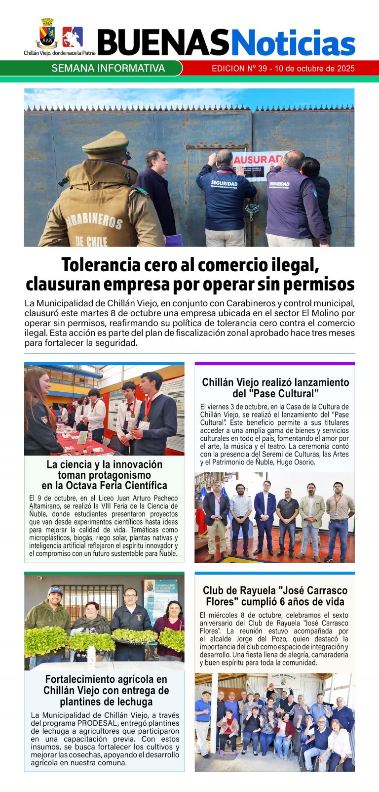 BUENAS NOTICIAS Nº 39