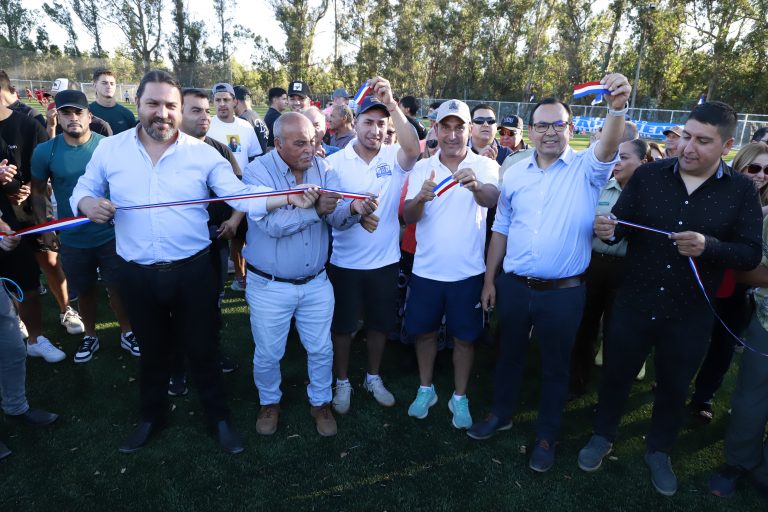 Inauguración Cancha de Pasto Sintético Estadio de Rucapequén