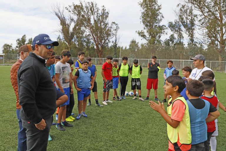 Visita Escuela de Fútbol Nahum Guzmán 