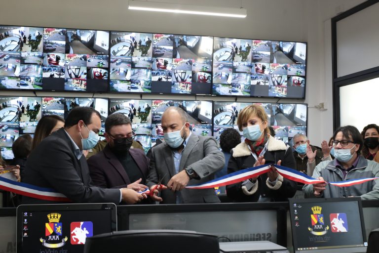 Chillán Viejo inauguró modernas oficinas de seguridad pública y cámaras de televigilancia