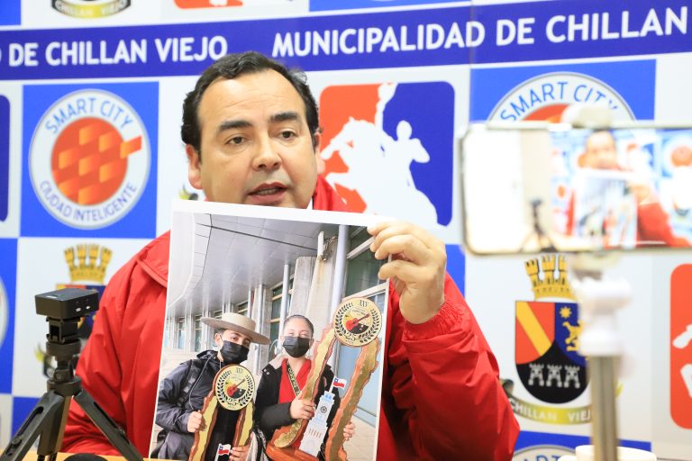 Alcalde  Del Pozo felicitó a chillanvejanos que obtuvieron el Campeonato Nacional de Cueca Infantil en Iquique