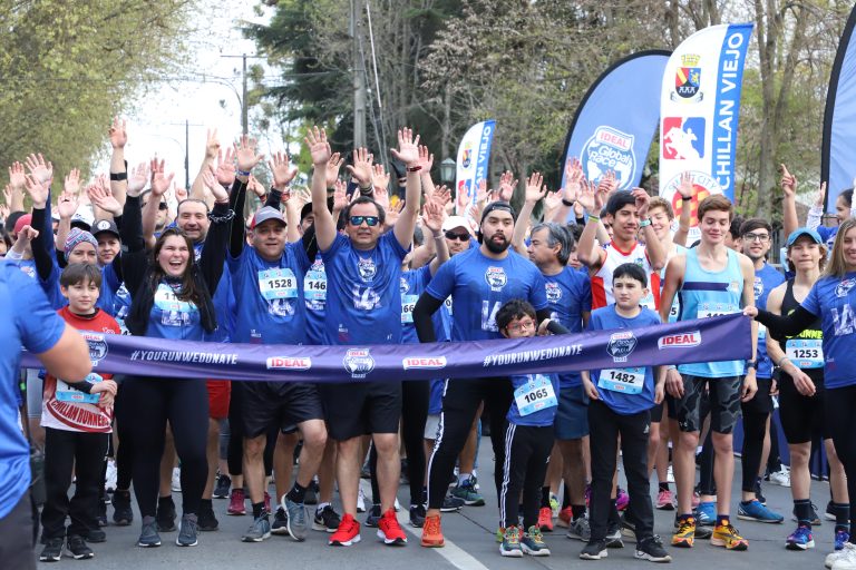 Más de 600 personas participaron en corrida familiar solidaria realizada en Chillán Viejo