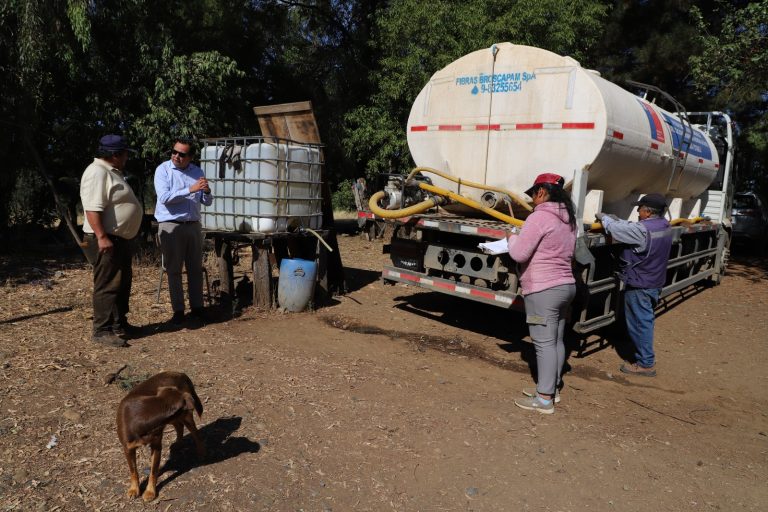 Municipalidad de Chillán Viejo abastece con agua potable a 631 familias de sectores rurales