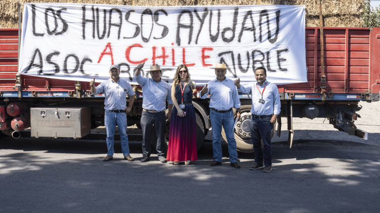 Campaña solidaria “Los huasos corren por Chile”, llegó con cuantiosa donación a Chillán Viejo