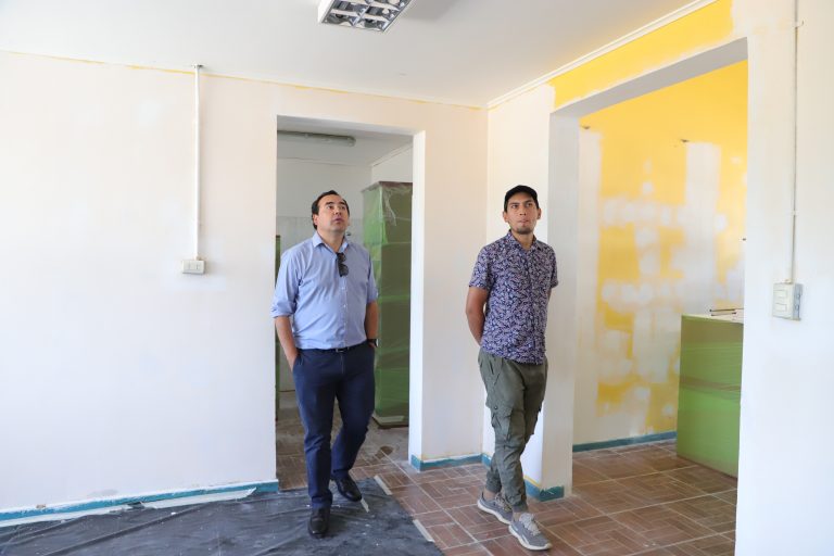 Avanzan las mejoras en infraestructura de la escuela Nebuco, de la comuna de Chillán Viejo