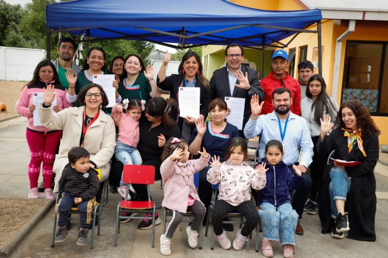 Jardines infantiles de Chillán Viejo recibieron millonaria inversión de Junji