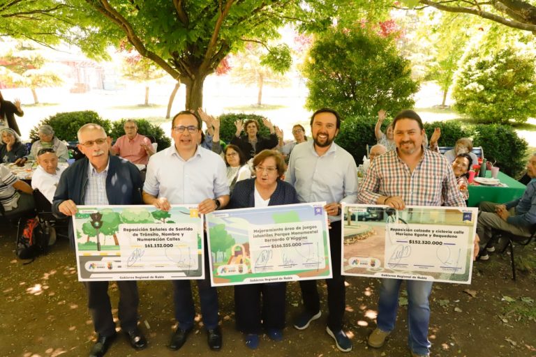Municipio chillanvejano desarrollará tres obras de recuperación de espacios públicos gracias a convenio con el Gobierno Regional