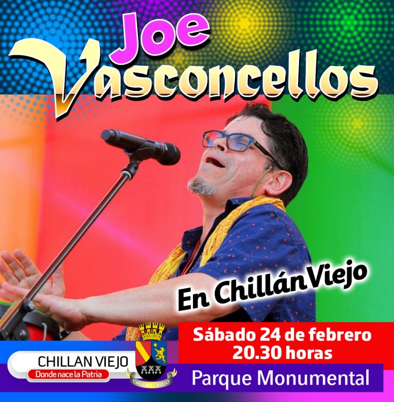 Joe Vasconcellos se presenta este fin de semana en Chillán Viejo